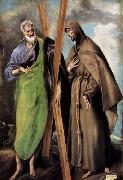 GRECO, El St Andrew and St Francis Spain oil painting artist